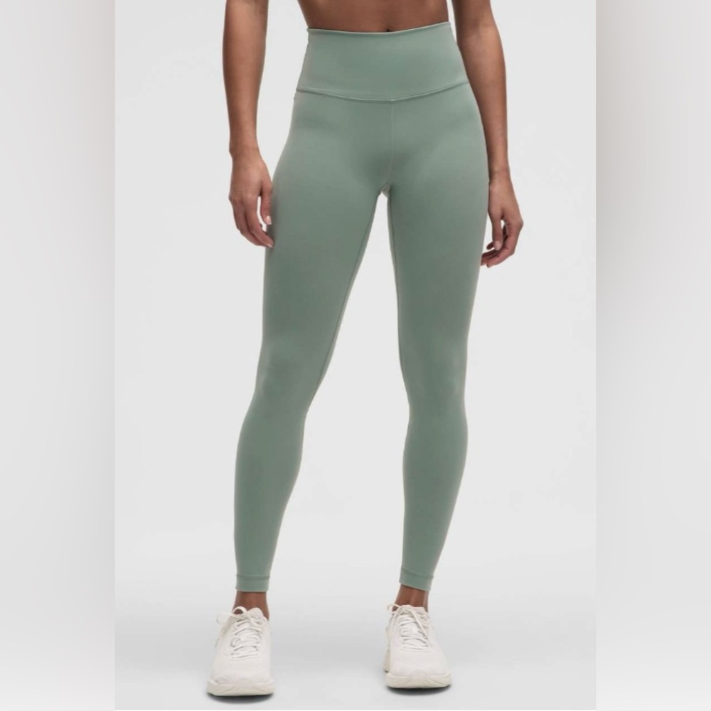 Lululemon NWT Wunder Train High Rise Tights 28” Leggings Crater Blue Size 14